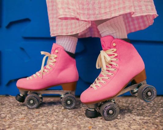 WANDERER Chuffed Skates - VEGAN PINK