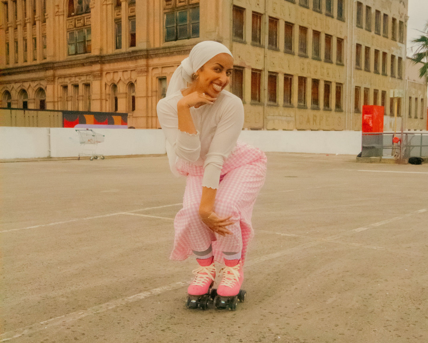 WANDERER Chuffed Skates - VEGAN PINK